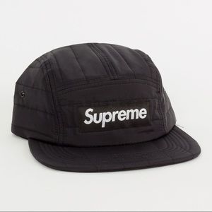 Supreme Quilted Box Logo Camp Cap